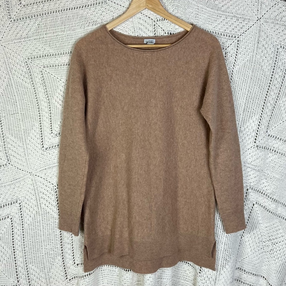 HALOGEN Women’s Sweater Medium Pullover Wool Cashmere Blend Long Sleeve Tunic
